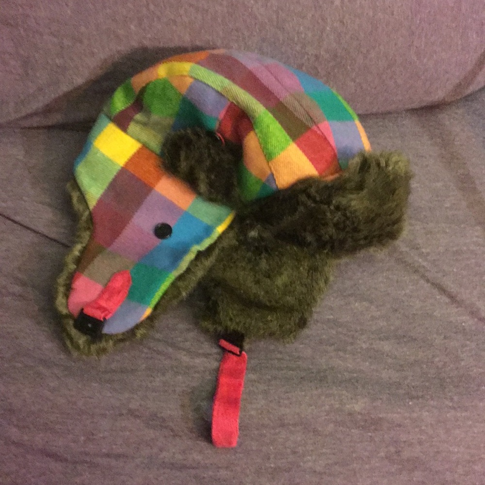 Rainbow Trapper Hat